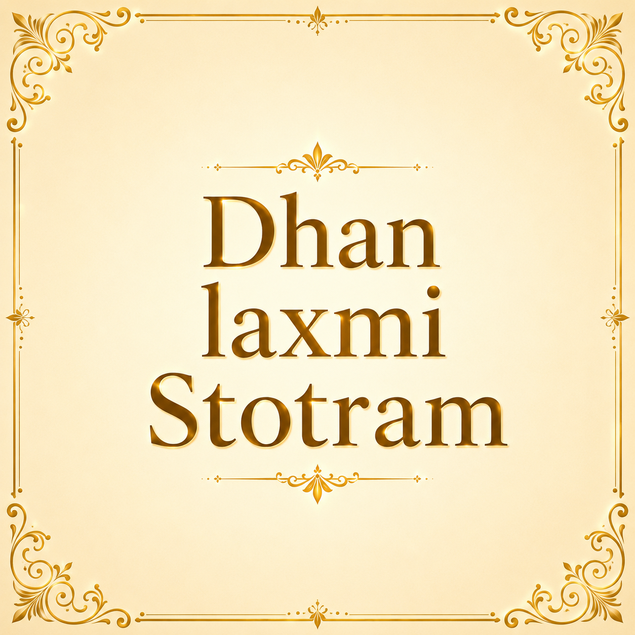 Shri Dhan Laxmi Stotram 