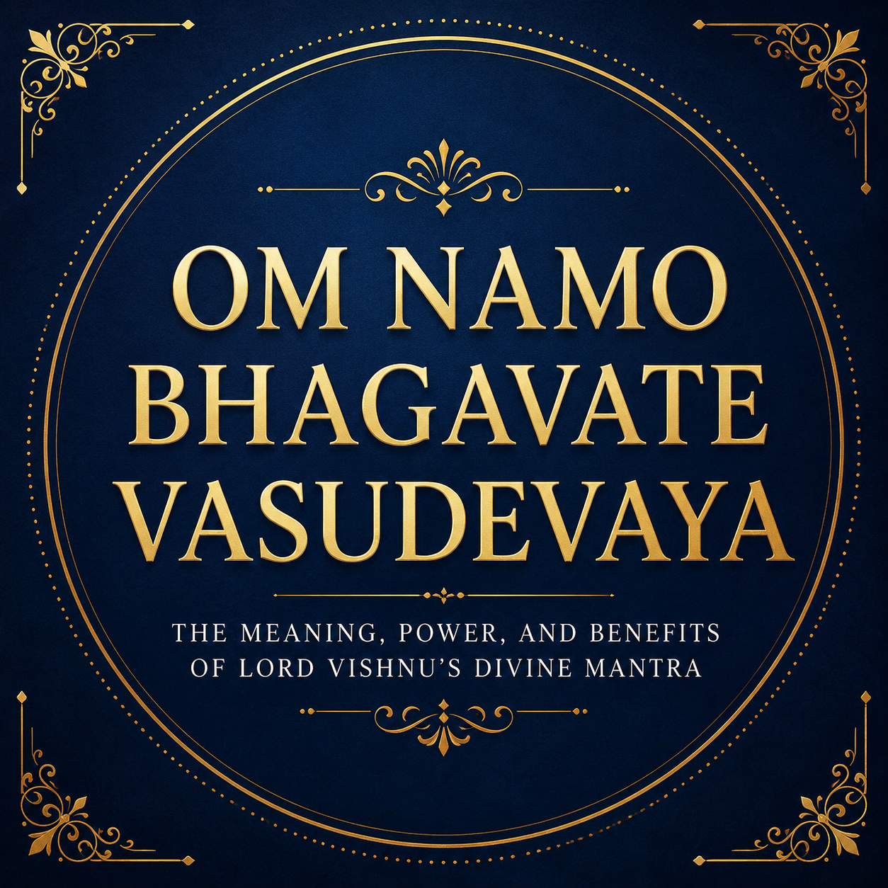 Om Namo Bhagavate Vasudevaya: 