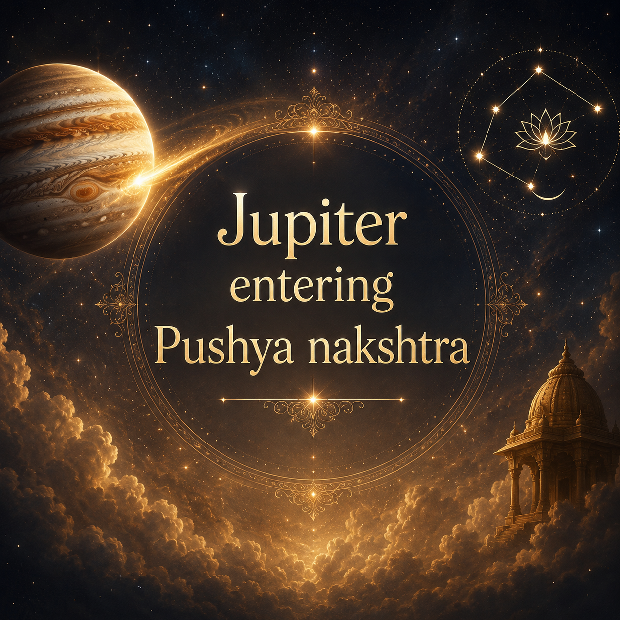 Jupiter in Pushya Nakshatra